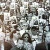 Mourners at Charles Perkins funeral 